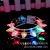 0341 eight lights LED flash bracelet luminous bracelet fluorescent bracelet costume party props wholesale suction card 