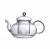 borosilicate glass tea pot  heat-resisting glass tea set 
