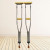 Walking stick single crutch double crutch old person armpit can telescopic aluminium alloy