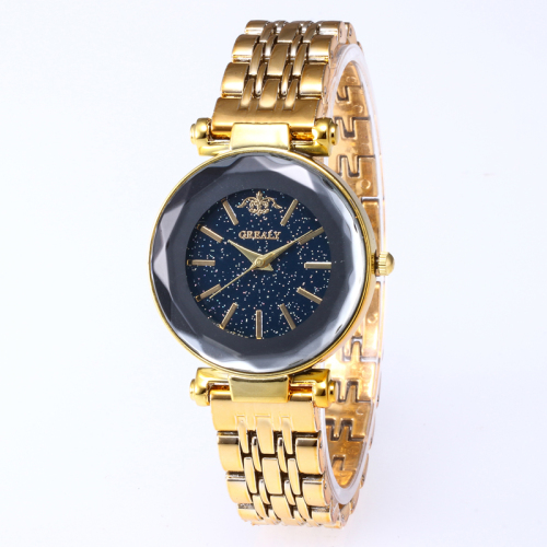 New Arrival Hot Sale Simple Scale Fashion Starry Sky Diamond Mirror Plastic Strap Casual Quartz Watch Factory Direct Sales