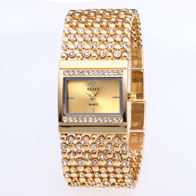 Hot sale women's classic square diamond bracelet watch watch fashion city watch diamond atmosphere sparkle watch