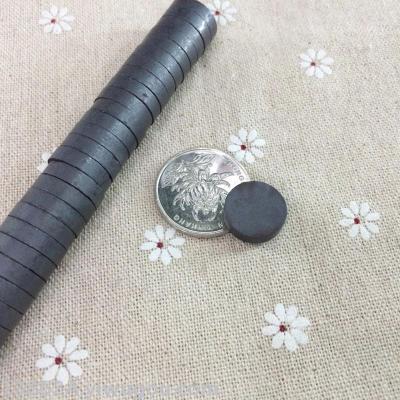 Circular Ferrite Black Magnet 15*3 mm Ordinary Magnet Magnet