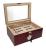 Wooden box portable durable interior cedar cigar box large capacity double cedar cigar box manufacturers direct sales