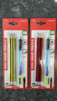 Export pencil drawing card pencil stationery set HB,2B pencil drawing card supermarket specializing in writing pencils