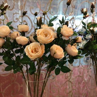 Simulation rose happy rose wedding decoration home design 6 happy rose camellia