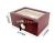 Wooden box portable durable interior cedar cigar box large capacity double cedar cigar box manufacturers direct sales