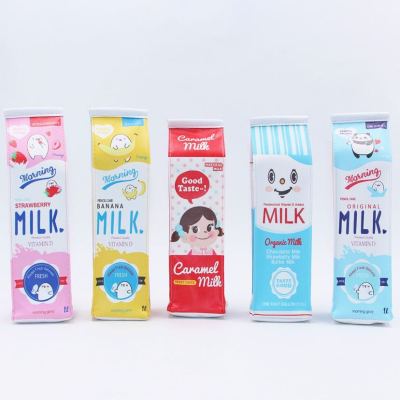 Creative milk pen bag Creative storage wallet stationery box