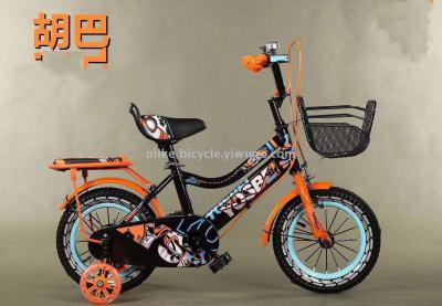 Bicycle 12141620 new boys and girls car with rear seat car basket