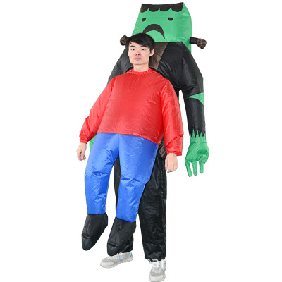 A trade hot style do strange ghost holding ghost shadow inflatable clothing holiday party performance clothing
