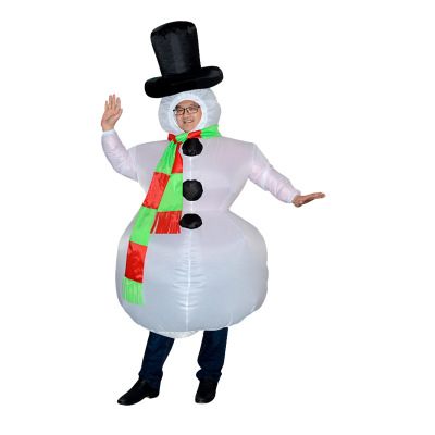 Manufacturers of direct sales of a foreign trade hot style snowman inflatable pig costume holiday party performance clothes