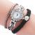 2019 new fashion winding woven shambhala multi-layer ladies bracelet watch with long strap watch