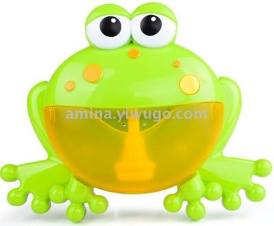 Bath god shaking sound with the same type of bubble crab music bubble machine bathroom froggy toy bubble machine