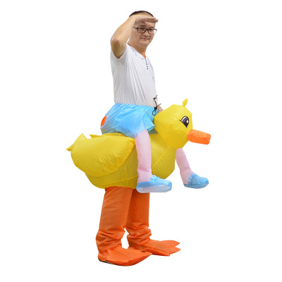 Manufacturers sell a hot style foreign trade inflatable duck costumes holiday party performance clothes