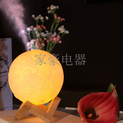 13 cm moon lamp USB mini humidifier work large capacity air purification hydration.mute night light humidifier