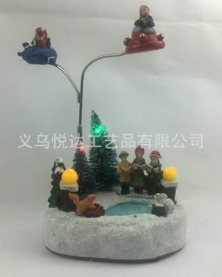 Resin Christmas electric music gifts