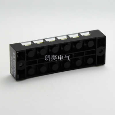 Wholesale TB-2506 Terminal Block Current Terminal Block Wire Connector 6-Position Connector Iron Sheet