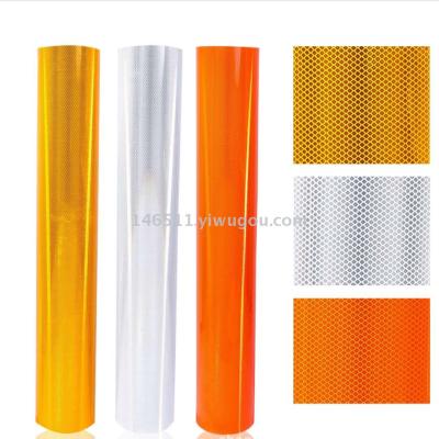 Reflective warning tape reflective film safety warning tape wall marking with adhesive strip high strength film