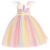 Girls' dress amazon hot sale children's wear European style children's dress Christmas full dress bubble skirt 
