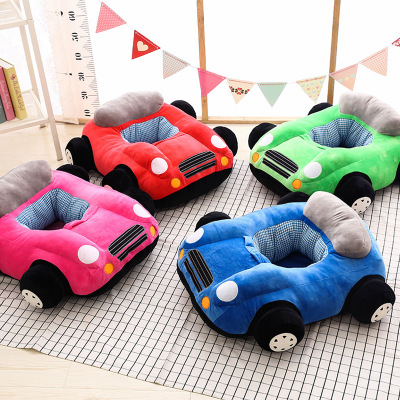 Creative New Children's Car and Sofa Plush Toy Baby Learning to Sit Chair Safety Infant Seat One-Piece Delivery
