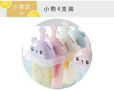 J06-6135 ice cream mold Lovely home cartoon creative homemade ice cream to make popsicles