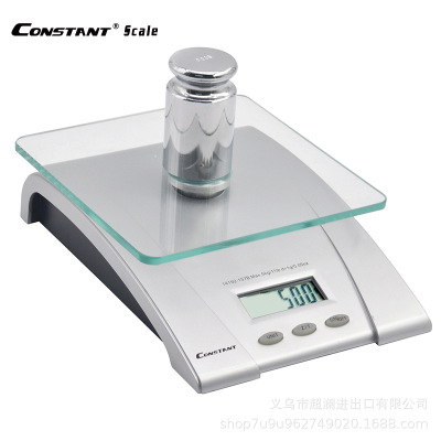 Cross - border household electronic kitchen scale reinforced glass tray was small baking scale weighing 5 kg g electronic weighing