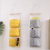 Creative Cotton and Linen Waterproof Hanging Storage Bag 3-Layer Hanging Diaper Art Door Rear Debris Storage Bag Buggy Bag