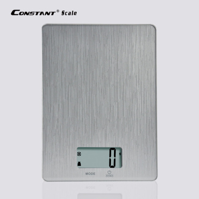 Flat - plate stainless steel electronic scale wholesale high - precision kitchen scale stainless steel shell 5 kg waterproof household baking scale