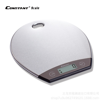Will be disc type stainless iron flat kitchen scale electronic scale cooking baking scale export hot sales of 5 kg