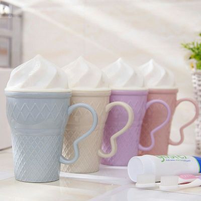 M04-8871 European Creative Personalized Ice Cream Gargle Cup Toothbrush Cup Couple Home Cup
