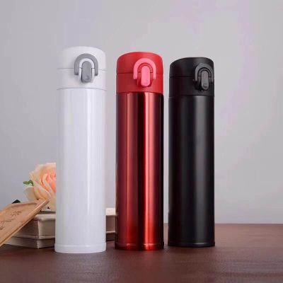 Vacuum stainless steel thermos GMBH cup creative bounce cover is suing portable advertising gift cup children 's water cup