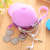 0562 Korean Candy Color Baseball Cap Coin Bag Mini Hat Key Case Silicone Women Coin Purse Clutch