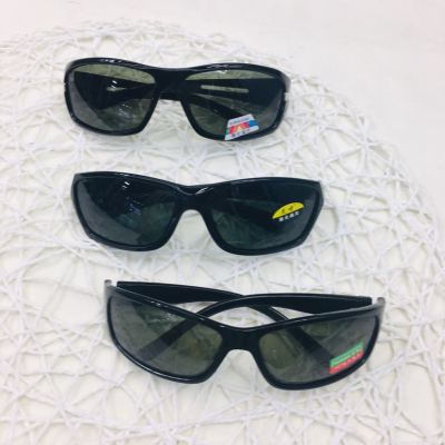 Sports mirror polarizer black glasses sunglasses