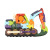26 English Letters and Numbers Puzzle Large Excavator Children's Early Childhood Education Environmental Protection Wooden Toys