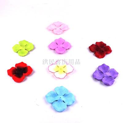 4 edge flower petals flower piece handmade DIY fabric embossing accessories materials package hair accessories