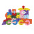 Jokincy Early Education Toys Building Blocks Children's 3D Wooden Toys Alphabet Train Puzzle Intelligence Toys