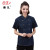 Summer chef short sleeve men's and women's hotel dining room back kitchen overalls uniform cowboy chef overalls kitchen 