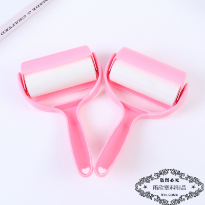 Handheld Drum Pink Clothing Lint Remover Dusting Brush Hair Remover Home Clothing Hair Removal Brush Bed Brush