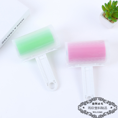 Portable Compact Handheld Drum Pink Clothing Lint Remover Dusting Brush Hair Remover Various Colors