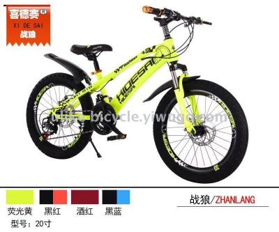 New bicycle 20 inches 30 blade tire bicycle double disc brake