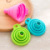 1174 silicone folding funnel food-grade silicone folding telescopic long-neck funnel liquid divided into small funnels