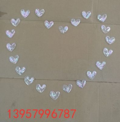 Transparent Sequin Hairpin, Love Heart-Shaped Hairpin, XINGX Side Clip Finished Machine