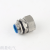 Stainless Steel Joint Metal Hose Connector Card Sheath Plastic Coated Hose Connector Self-Fixed Connector Specifications Are Complete