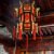 Chinese Style Solid Wood Gold Lantern Handmade Imitation Sheepskin Hexagonal Classical GD Club Tea House Hotel Wooden Chandelier