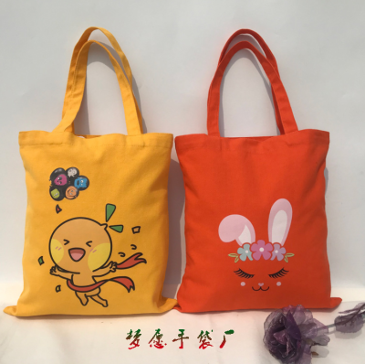Foreign trade canvas bag tote bag single shoulder bag cotton bag carry cloth bag
