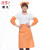 Chef's apron restaurant coffee shop waitresses and waitresses cook in the kitchen apron hotel chef works in a bust