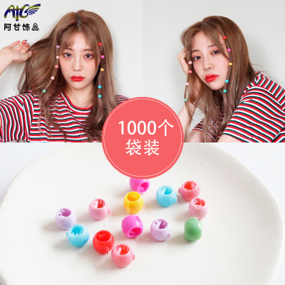 Korean mini color girl heart bang clip clip hyuna hair clip catch candy color ins hair clip headdress