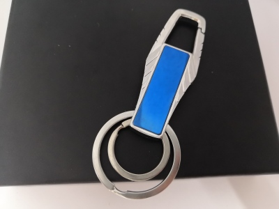 Boya men's car key chain multi-functional pendant simple high-end waist hanging metal ring personalized creative gifts