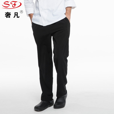 New men's and women's chef pants overalls cargo pants black pants hotel western restaurant kitchen pants