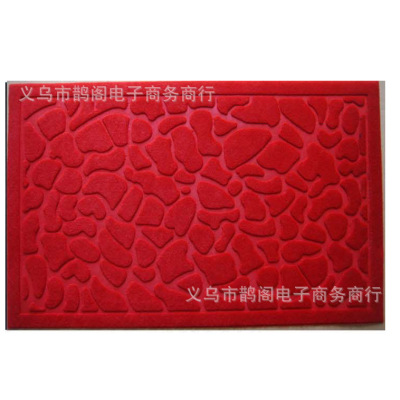 Shida 4060 Multi-Color Embossed Seamless Brushed Thickened Door Mat Home Carpet Floor Mat Bedroom Doormat Hot Sale
