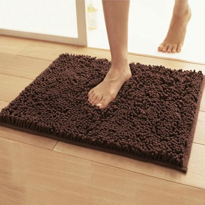 Factory Direct Sales Chenille Floor Mat Bedroom Kitchen Living Room Carpet Microfiber Bathroom Doorway Non-Slip Floor Mat Mat